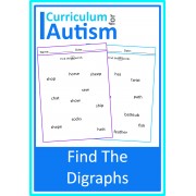 Find The Digraphs Phonics Worksheets